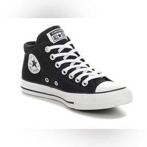 Converse Madison Mid-Top Sneakers in Black Canvas - Women’s size 9